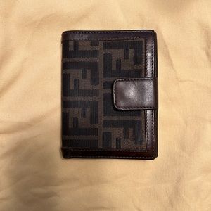 Fendi signature bifold wallet